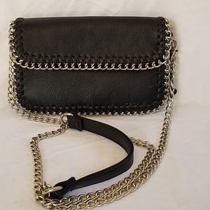 Sondra Roberts Squared Chain Trim Crossbody